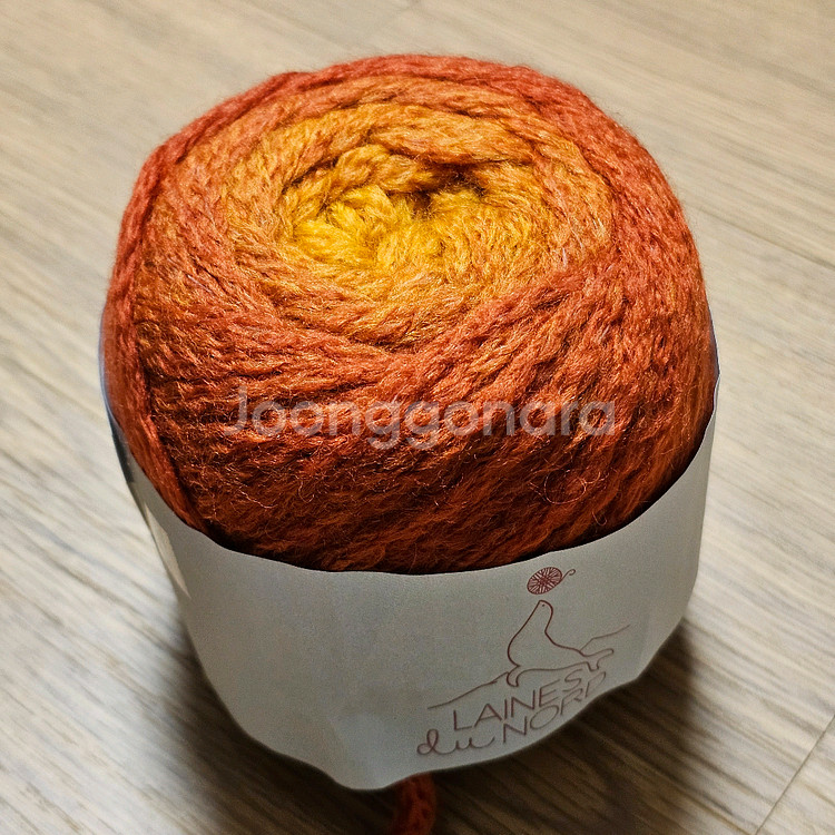 (세하선) 레인즈두놀드 워미 그라데이션 배색실 뜨개실 털실 울 70% 겨울실 목도리 숄 조끼--5