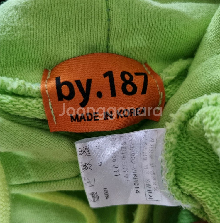 HER 루즈핏 크롭 후드 상의--7