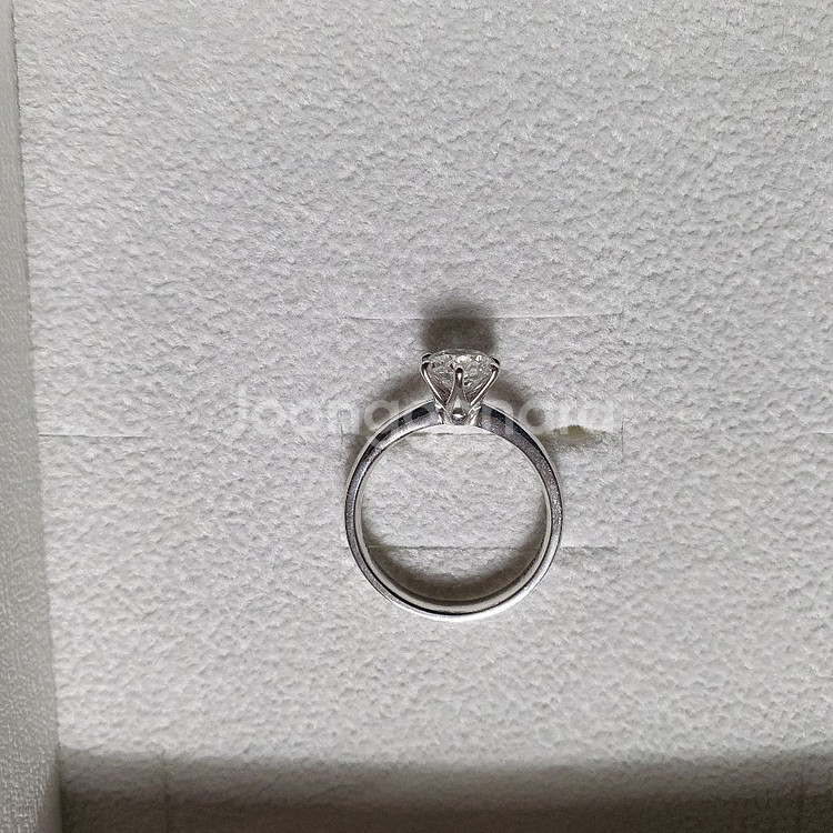 랩다이아몬드 1캐럿 6발 반지 11호 14k--2