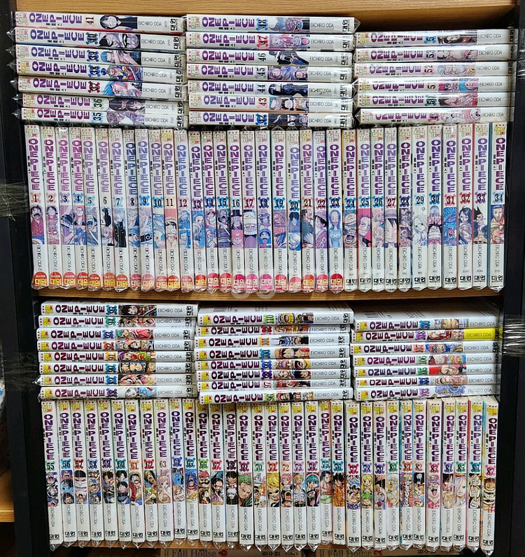 (소장용)원피스 1~110+블루.레드.옐로우 상급--0