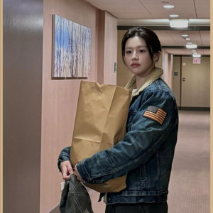 새상품)폴로 쉐르파 데님 자켓M(QR정품, 고윤정