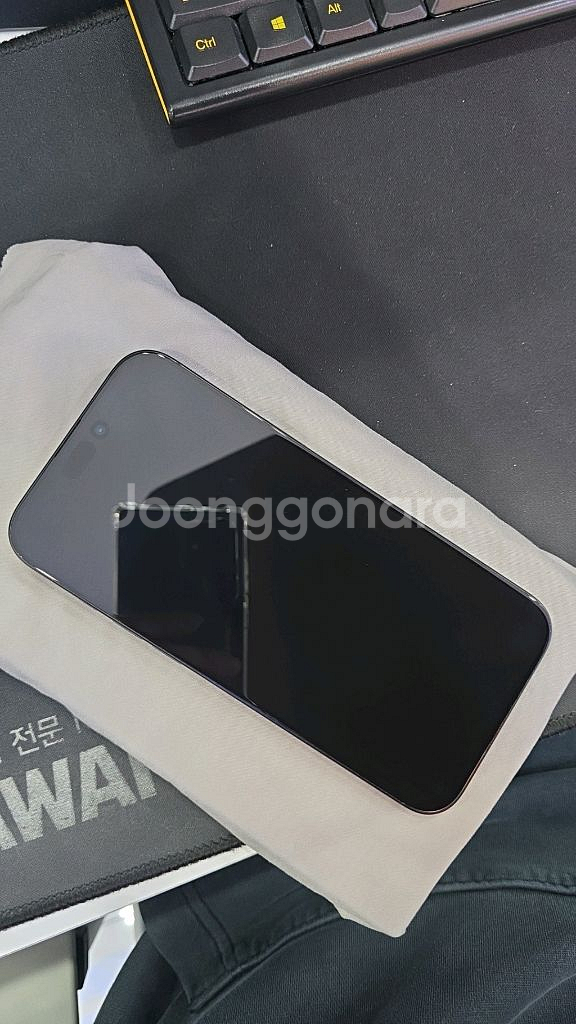 아이폰16프로맥스 256GB 자급제 블랙93%--4