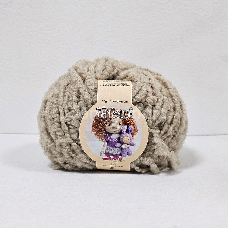 (세하선) 밤볼리나 뽀글이실 링구사 팬시사 뜨개실 털실 울 50% 겨울실 목도리 숄 조끼 베스트 바라클라바--2