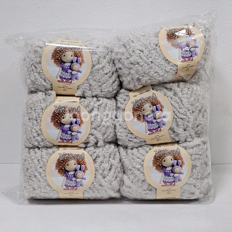 (세하선) 밤볼리나 뽀글이실 링구사 팬시사 뜨개실 털실 울 50% 겨울실 목도리 숄 조끼 베스트 바라클라바--3