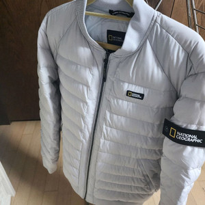 내셔널지오그래픽 블루종 구스 경량 패딩 점퍼