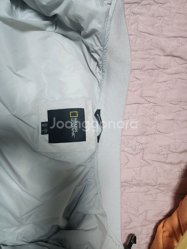 내셔널지오그래픽 블루종 구스 경량 패딩 점퍼--3