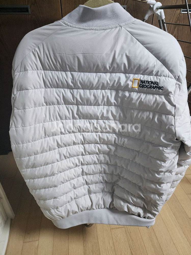 내셔널지오그래픽 블루종 구스 경량 패딩 점퍼--2
