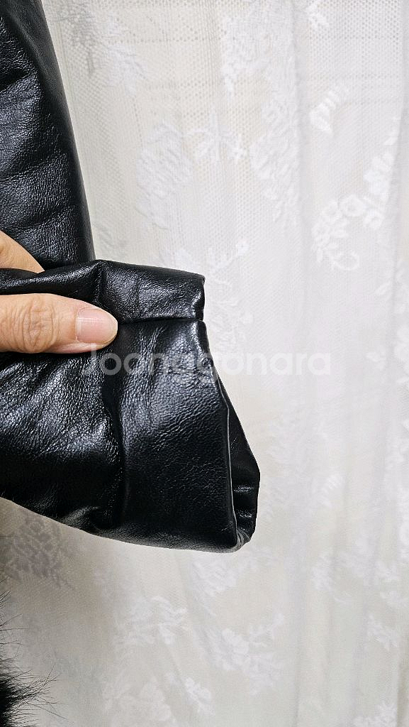 퍼 트림 가죽 자켓--4