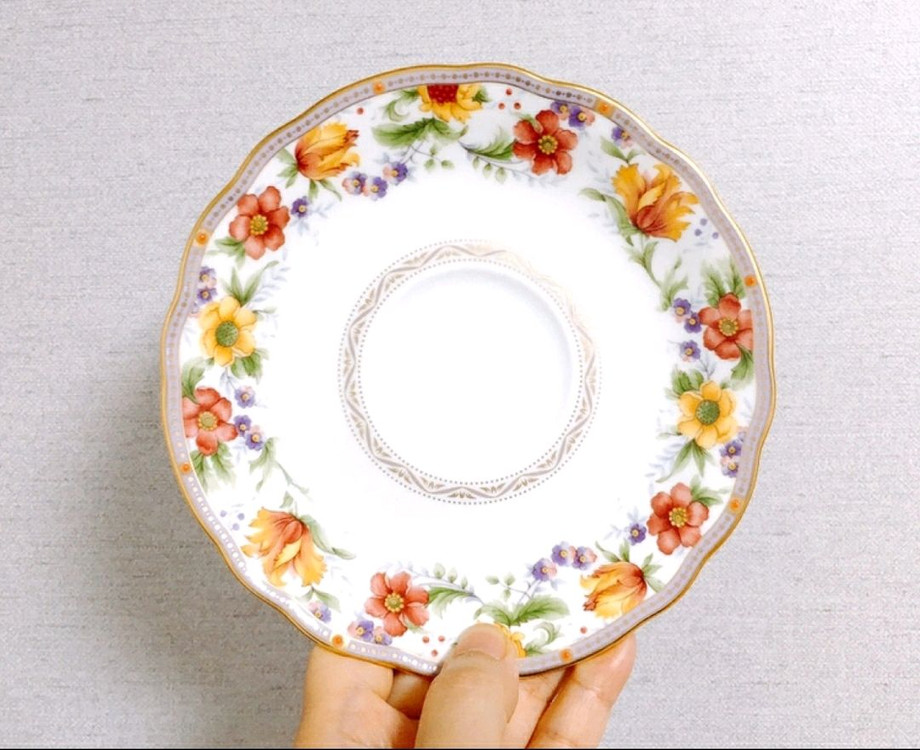 [1조 가격]희귀 빈티지 노리다케 조이풀 플라워(JOYFUL FLOWER) 찻잔 겸 커피잔--3