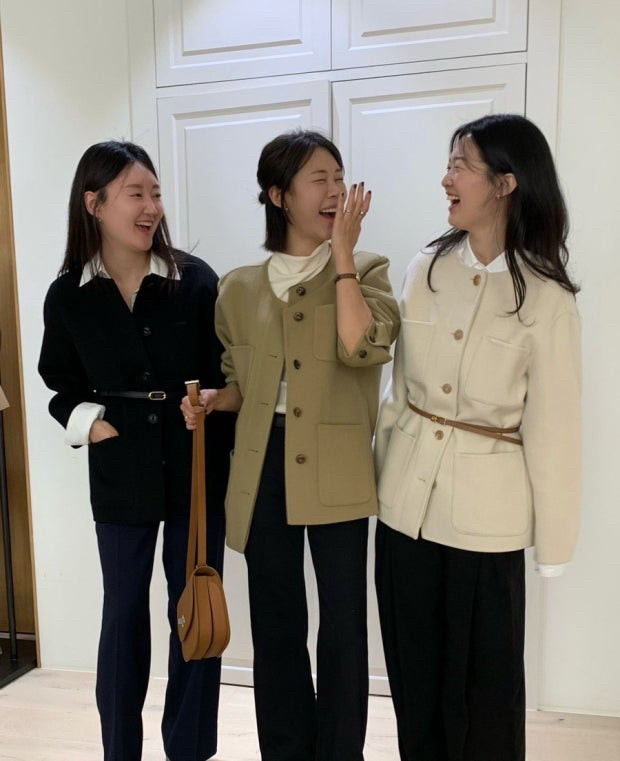 유메르 마틸다 캐시미어 코트 토프카키--1