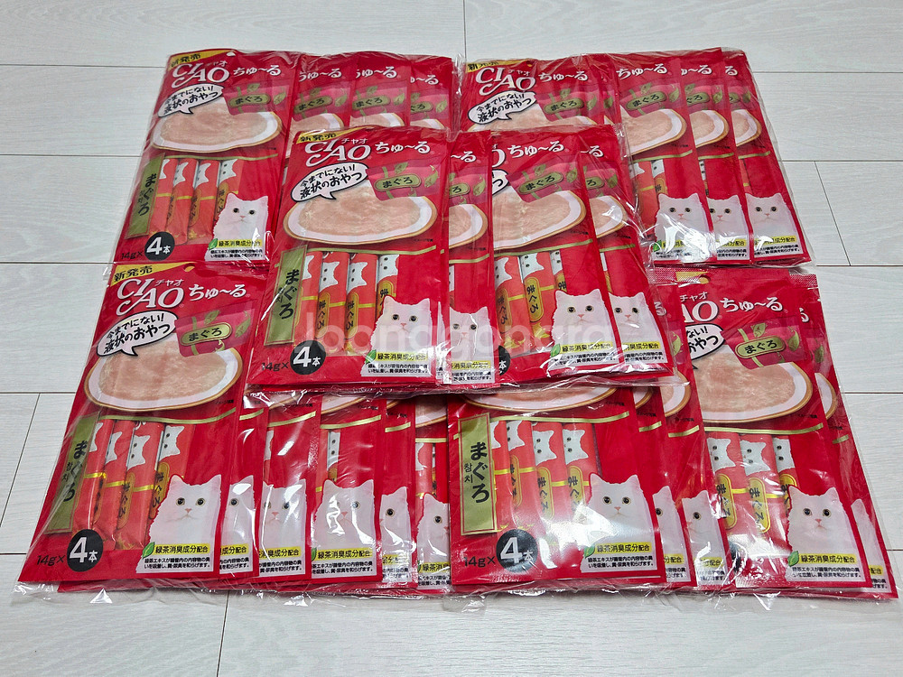 고양이 이나바 챠오츄르 참치 30봉--0