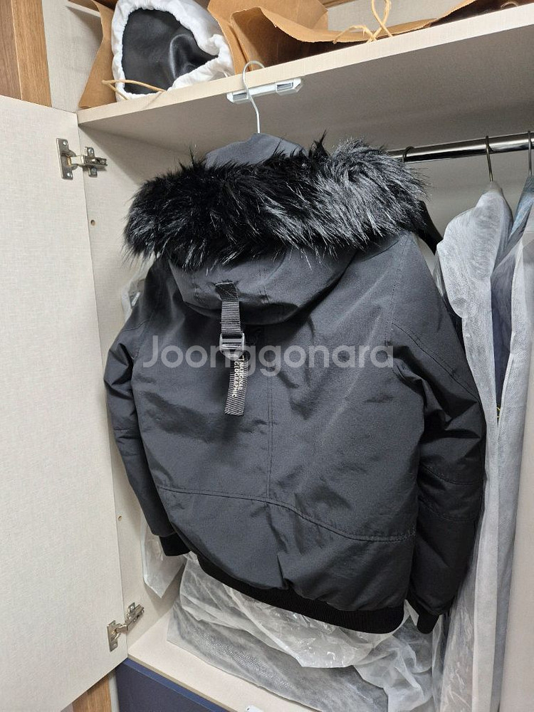 정품 내셔널지오그래픽 후드 패딩 점퍼95-M--1