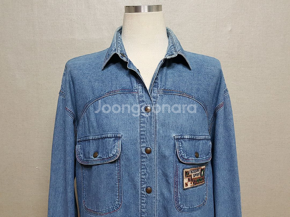 이태리정품 미쏘니 오버핏 여성 청남방 55/66/77--1