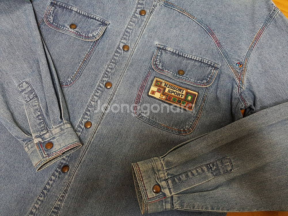 이태리정품 미쏘니 오버핏 여성 청남방 55/66/77--7