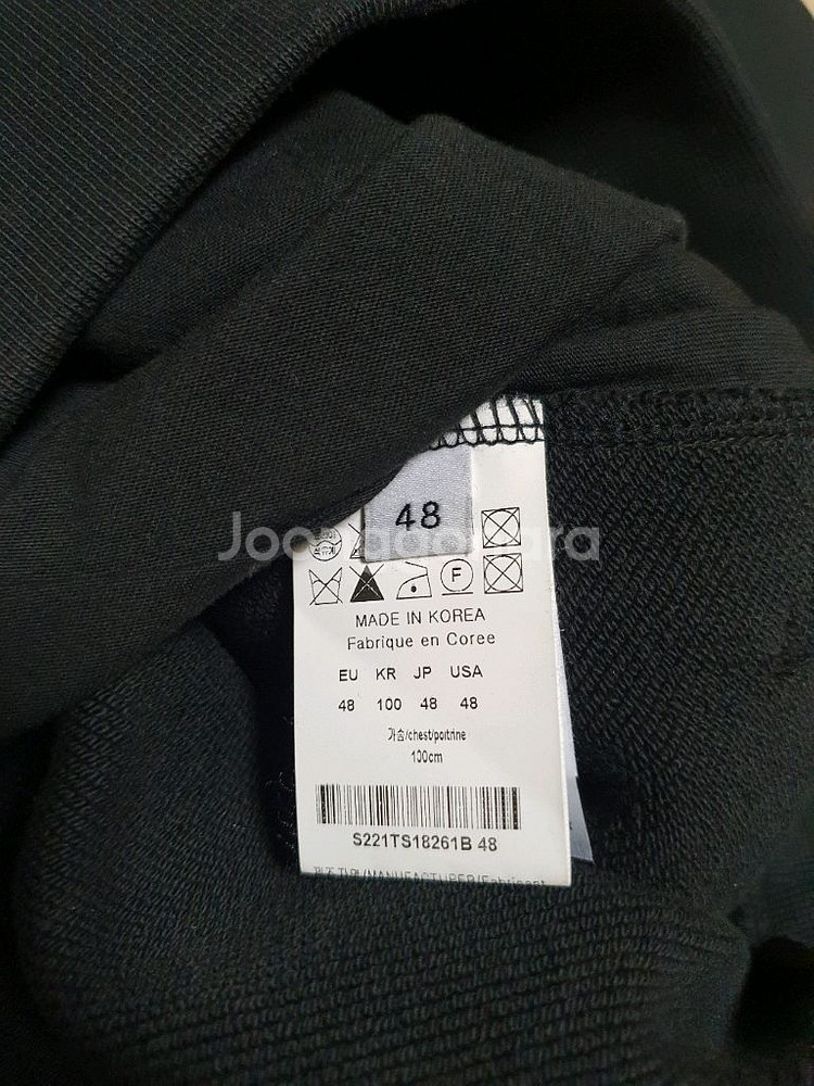 솔리드옴므 블랙 후드티 48--5