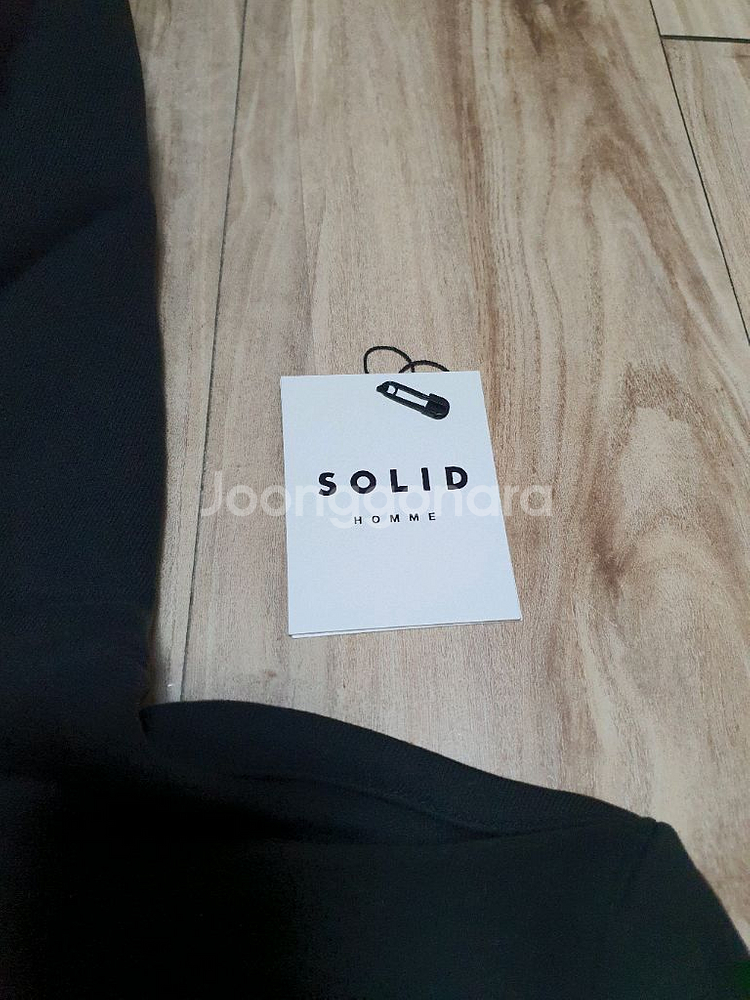 솔리드옴므 블랙 후드티 48--6