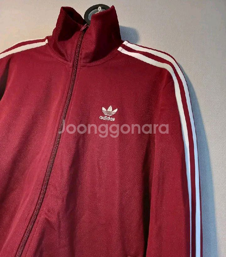 아디다스 베켄바우어 버건디 트랙탑 저지 져지집업 100/L--1