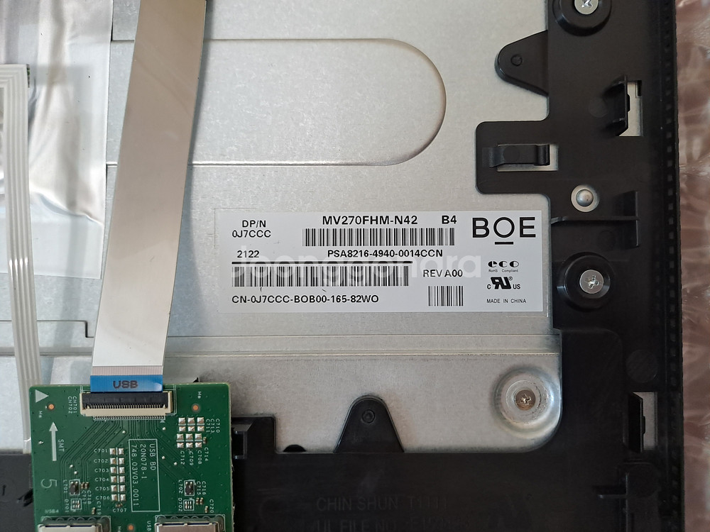 고장 부품용/ DELL P2722H 델 27인치 모니터--4