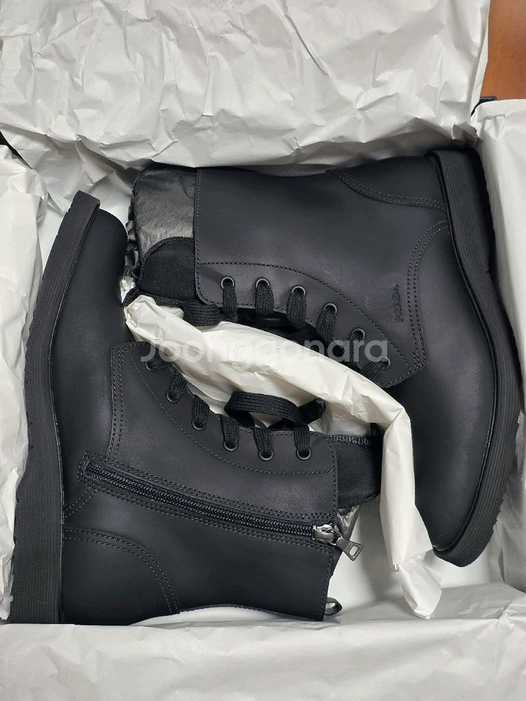 정품 프라다 워커 부츠 37 빅키즈 새제품--3