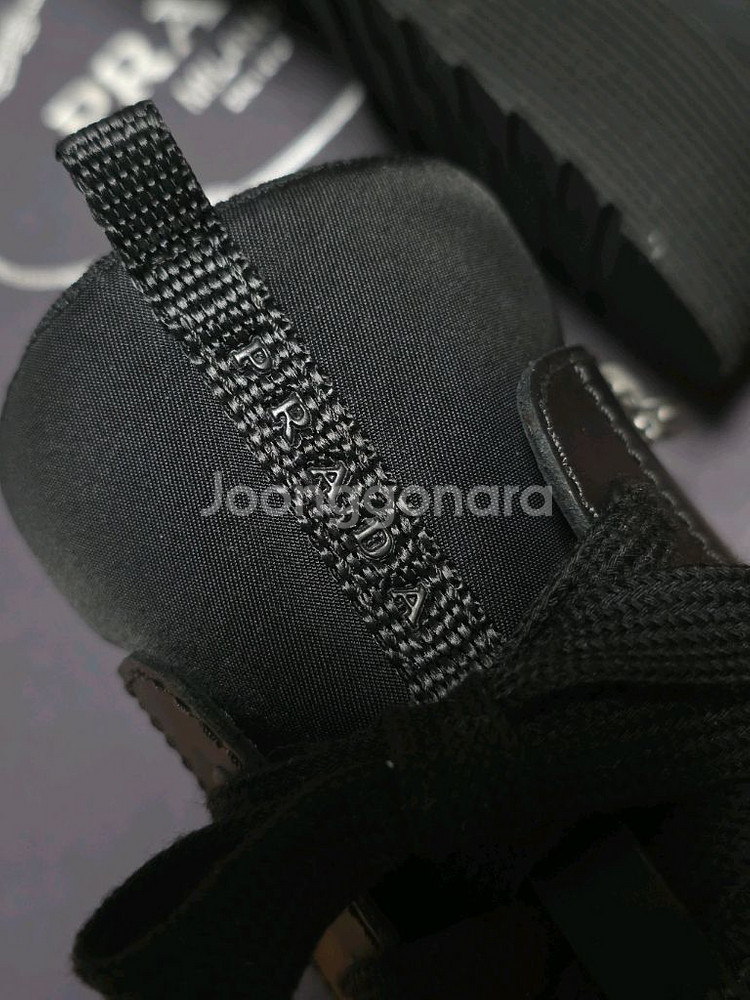 정품 프라다 워커 부츠 37 빅키즈 새제품--5