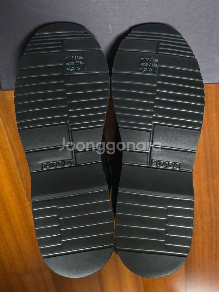 정품 프라다 워커 부츠 37 빅키즈 새제품--6