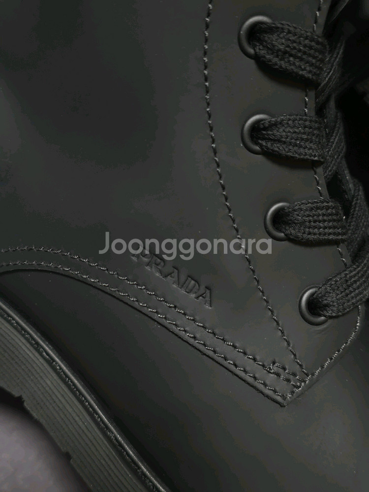 정품 프라다 워커 부츠 37 빅키즈 새제품--4