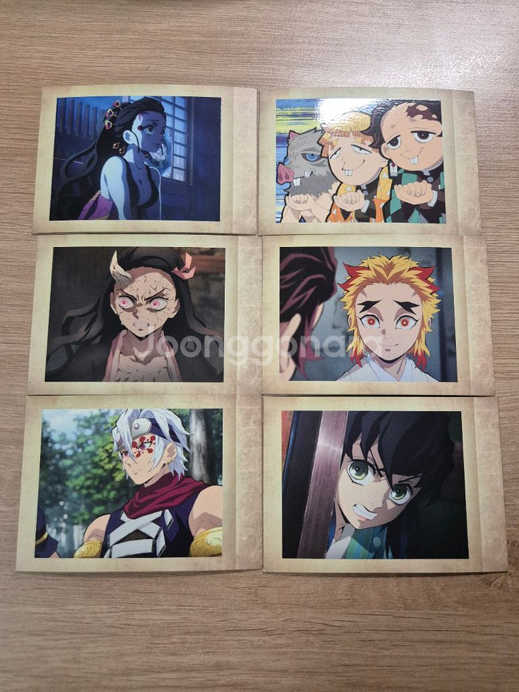 귀멸의 칼날 파샤 메탈카드 일괄--1