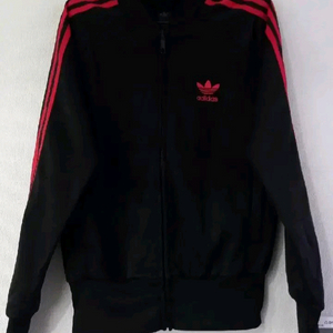 아디다스 검빨 블랙 트랙탑 저지 져지집업 95/M