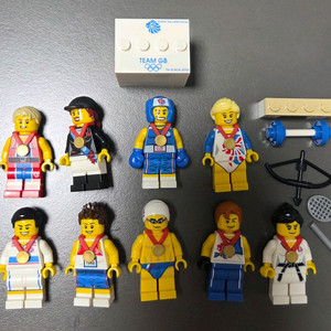 레고 8909 런던올림픽 미니피규어 9종