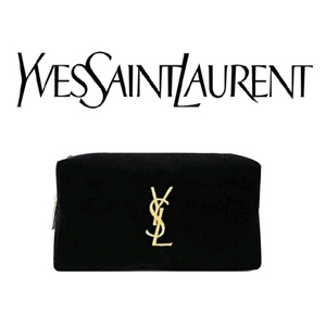 입생로랑 YSL 블랙 벨벳 파우치 (새제품)