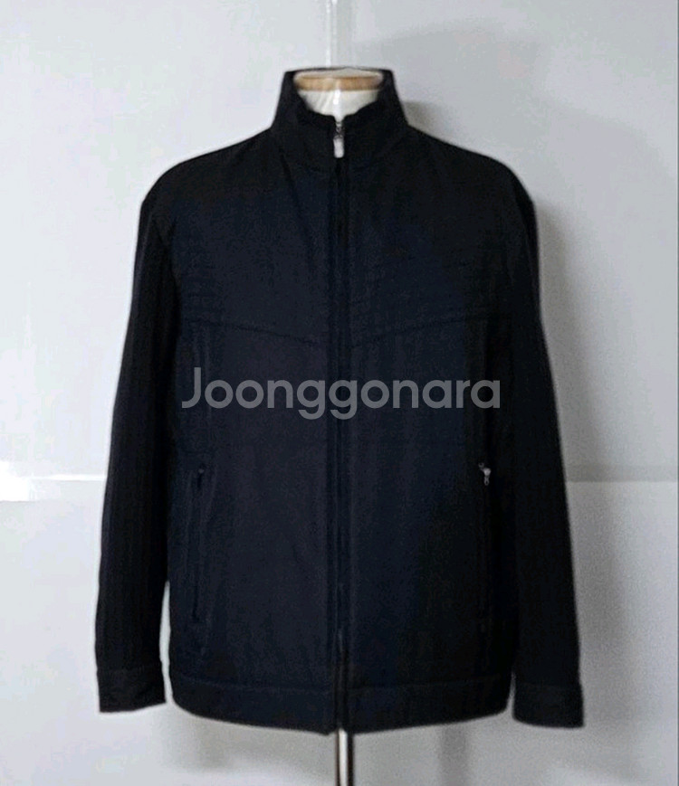 100)캠브리지멤버스 울혼방 니트소매 블루종 자켓점퍼--0