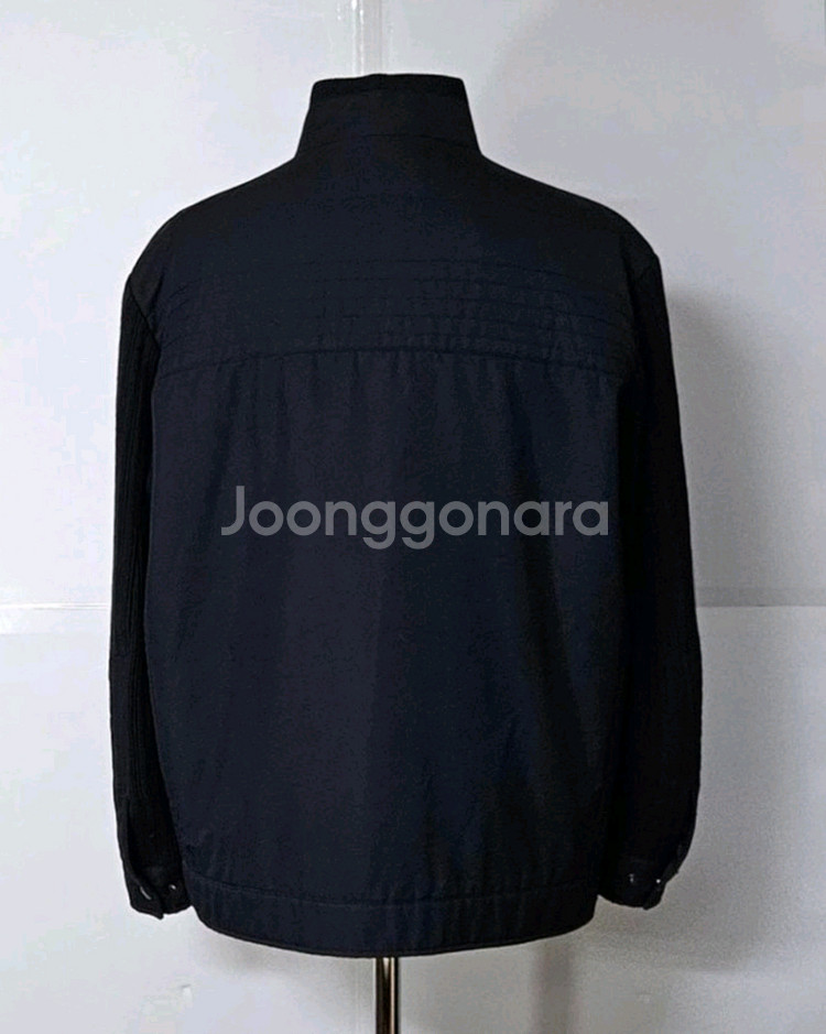 100)캠브리지멤버스 울혼방 니트소매 블루종 자켓점퍼--2