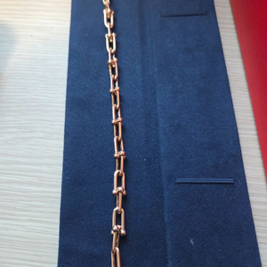 18k 링크 제작팔찌 핑크골드 5.744돈
