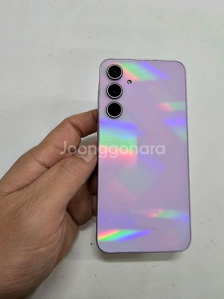 갤럭시 A35 보라색 128GB 정상공기기--2