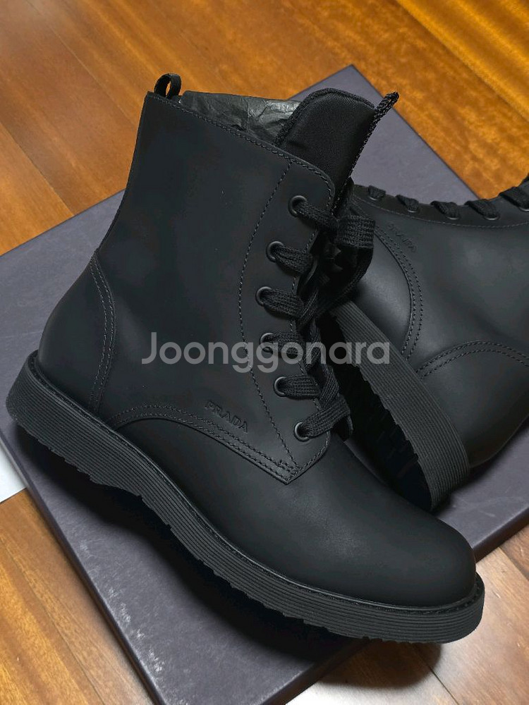 정품 프라다 워커 부츠 37 빅키즈 새제품--1