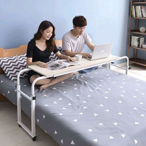 침대용 이동식 바퀴달린 간이 테이블 책상 보조 협탁