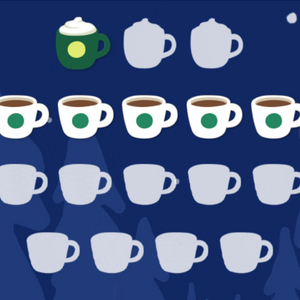 스타벅스 프리퀀시 미션1+일반5 일괄