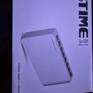 IPTIME H6008 8포트 기가비트 유선공유기 스위칭허브 미개봉 새상품
