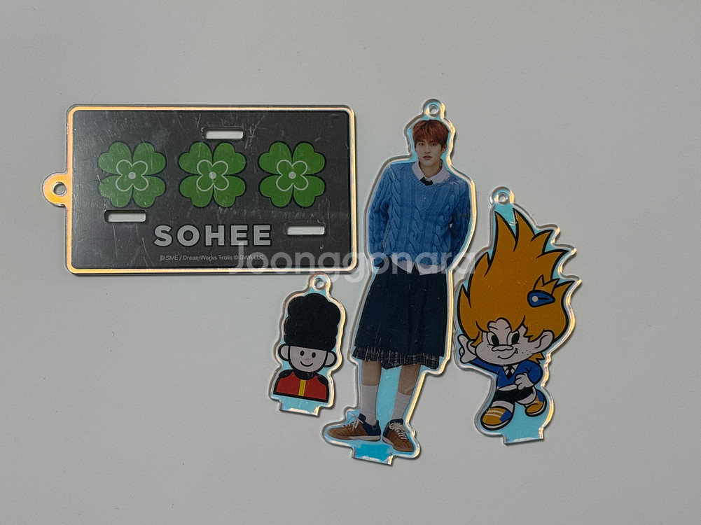 라이즈 소희 똘병이 인형 + 럭키 아크릴 스탠드--1