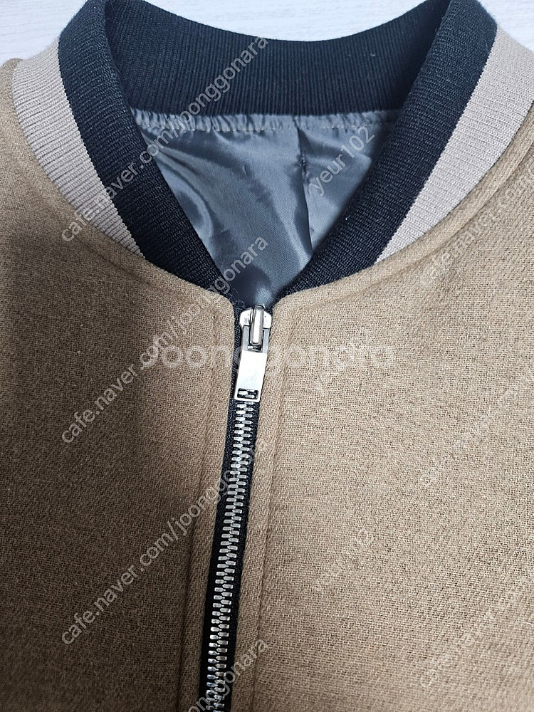 시스템옴므 자켓 블루종 95사이즈--4