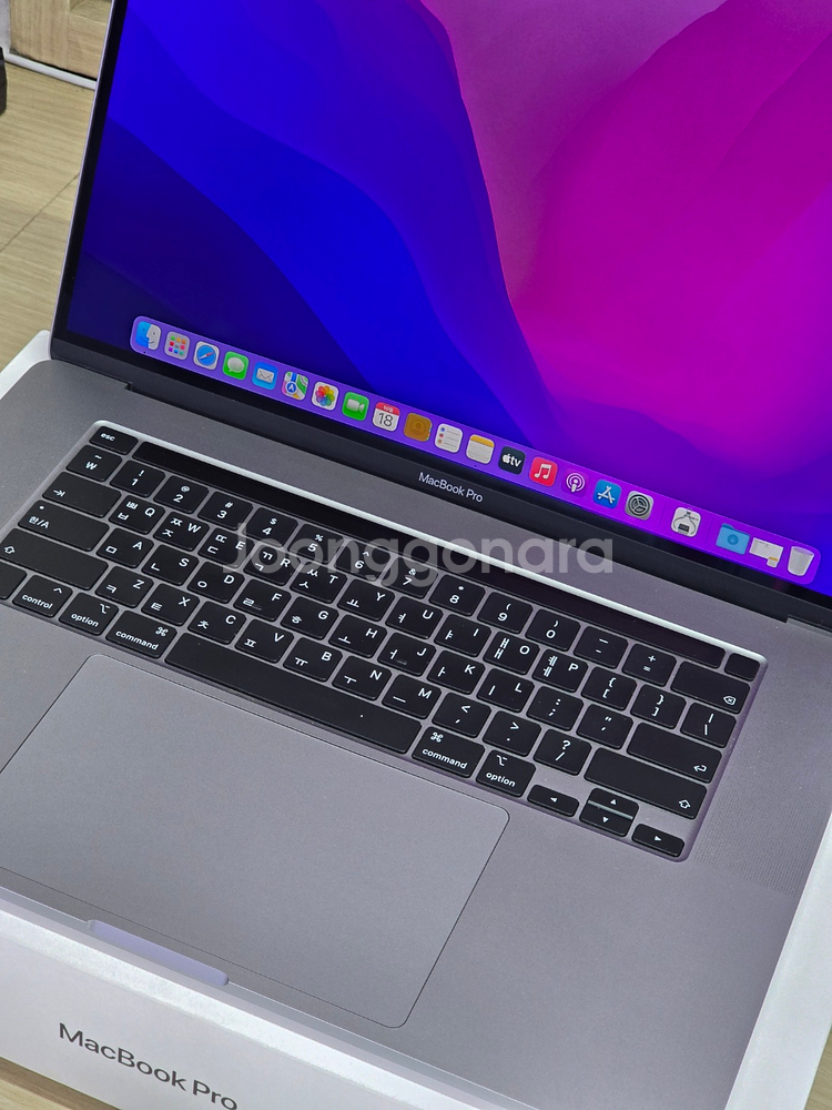 S급 맥북프로16 2019 i9 2.3G 32G 1TB RP 5500M 배터리 사이클 168 풀박스--2