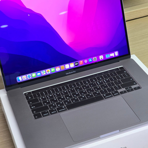 S급 맥북프로16 2019 i9 2.3G 32G 1TB RP 5500M 배터리 사이클 168 풀박스