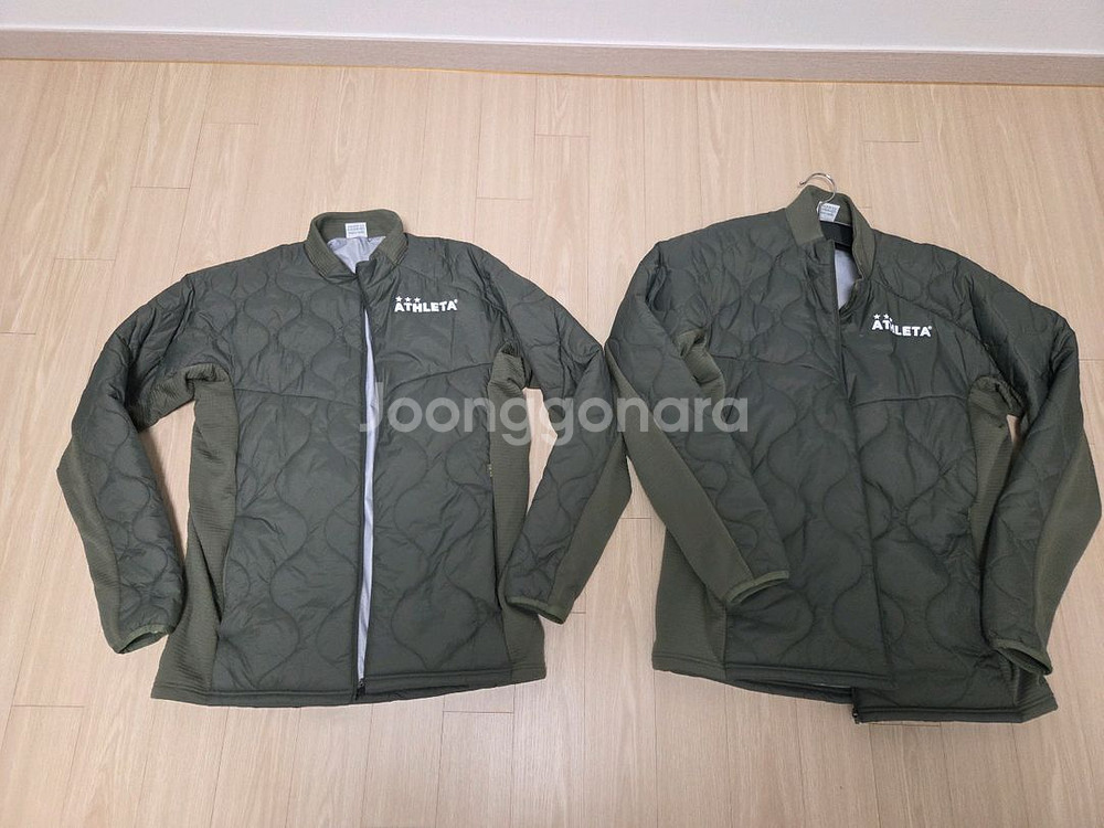 아슬레타 그리드 패딩 L--5