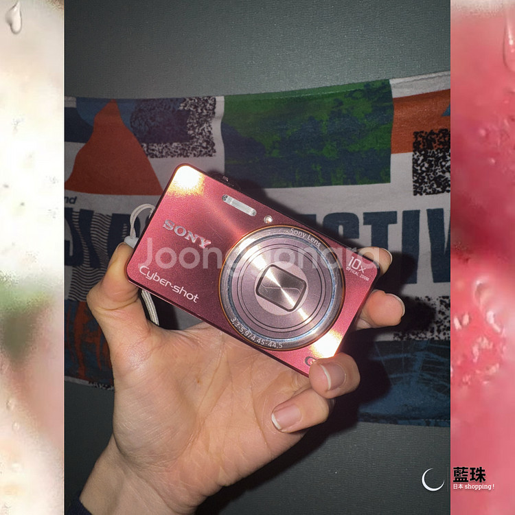소니 사이버샷 DSC-WX100 빈티지 미니 디카 디지털카메라 핑크--0