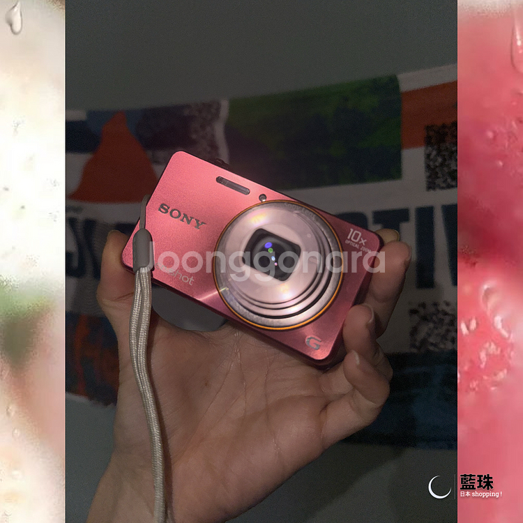 소니 사이버샷 DSC-WX100 빈티지 미니 디카 디지털카메라 핑크--1