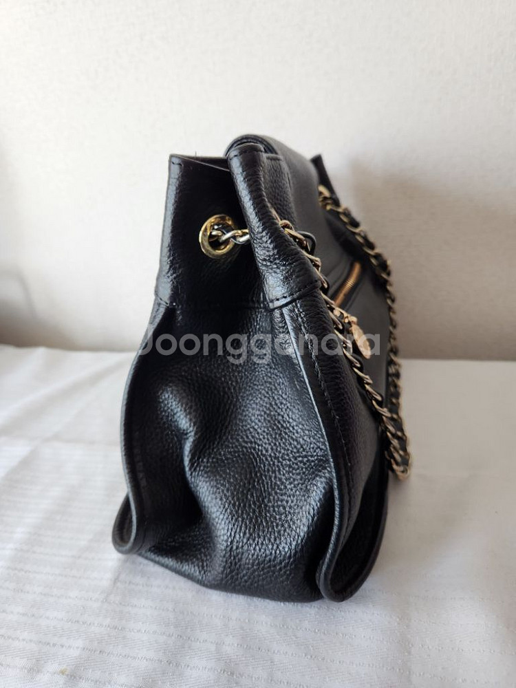 여자 소가죽가방 블랙 체인백--3