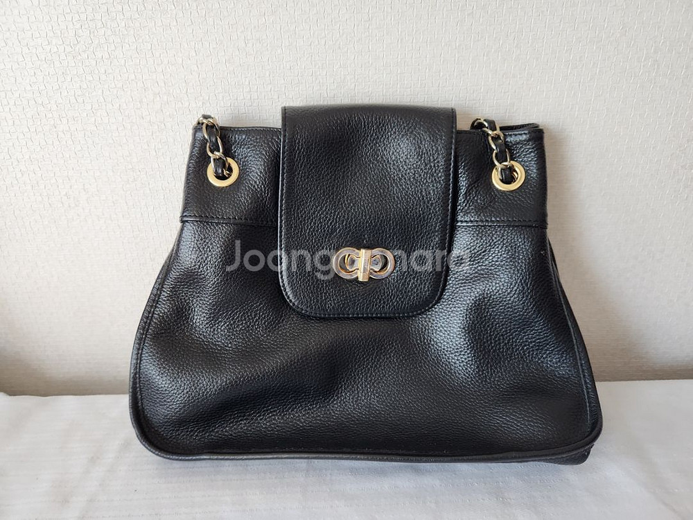 여자 소가죽가방 블랙 체인백--7