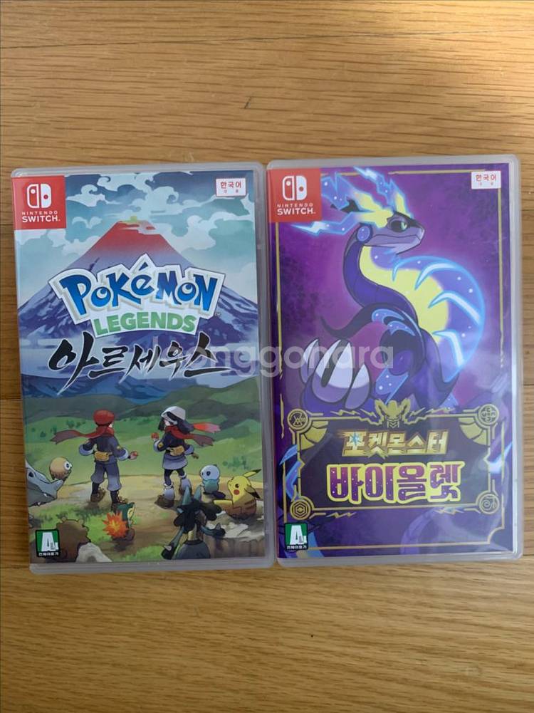 닌텐도스위치 포켓몬스터 아르세우스, 바이올렛 판매합니다.--0