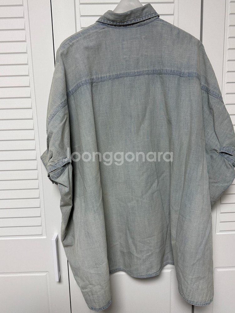 r13 알써틴 데님 셔츠--1