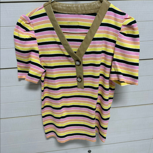 더애쉴린 스트라이프 반팔 티셔츠 (새상품)